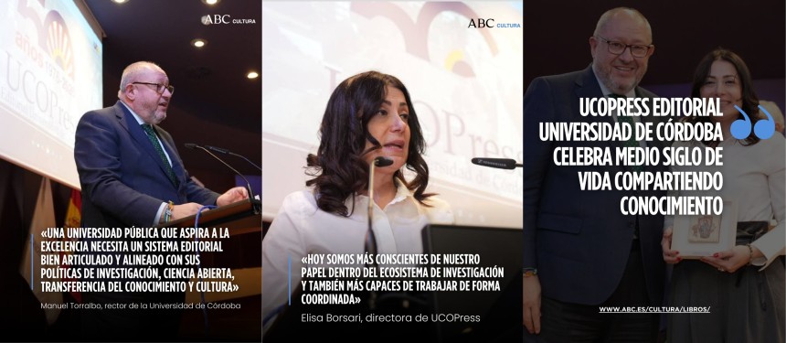 UCOPress Editorial Universidad de Córdoba celebra medio siglo de vida compartiendo conocimiento