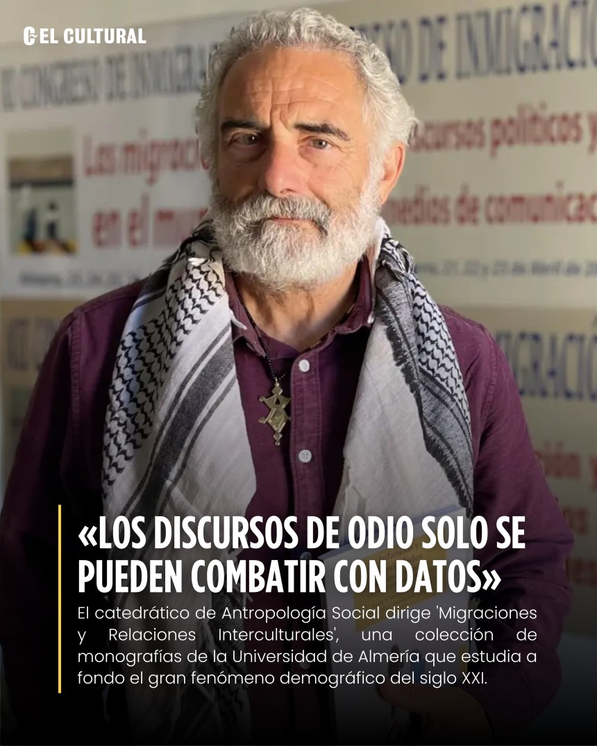 Francisco Checa, experto en migraciones: "Los discursos de odio solo se pueden combatir con datos"