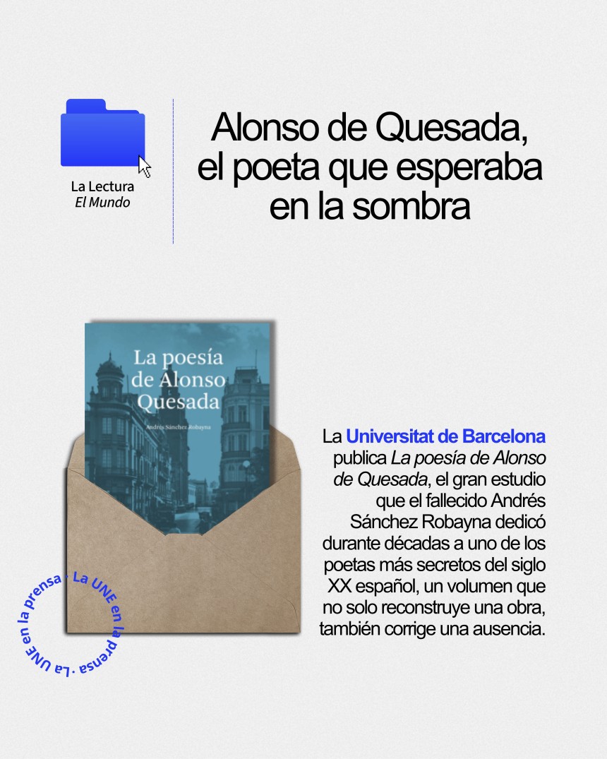 Alonso de Quesada, el poeta que esperaba en la sombra
