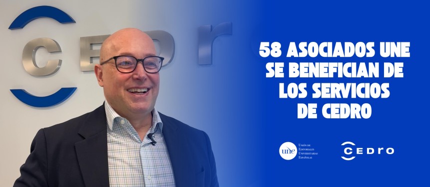 Cincuenta y ocho asociados UNE se benefician de los servicios de CEDRO