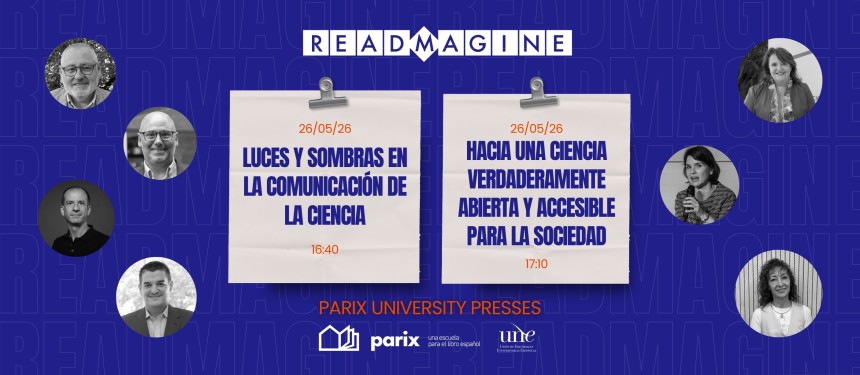 La UNE participará en Readmagine 2026 con dos mesas sobre edición científica y ciencia abierta