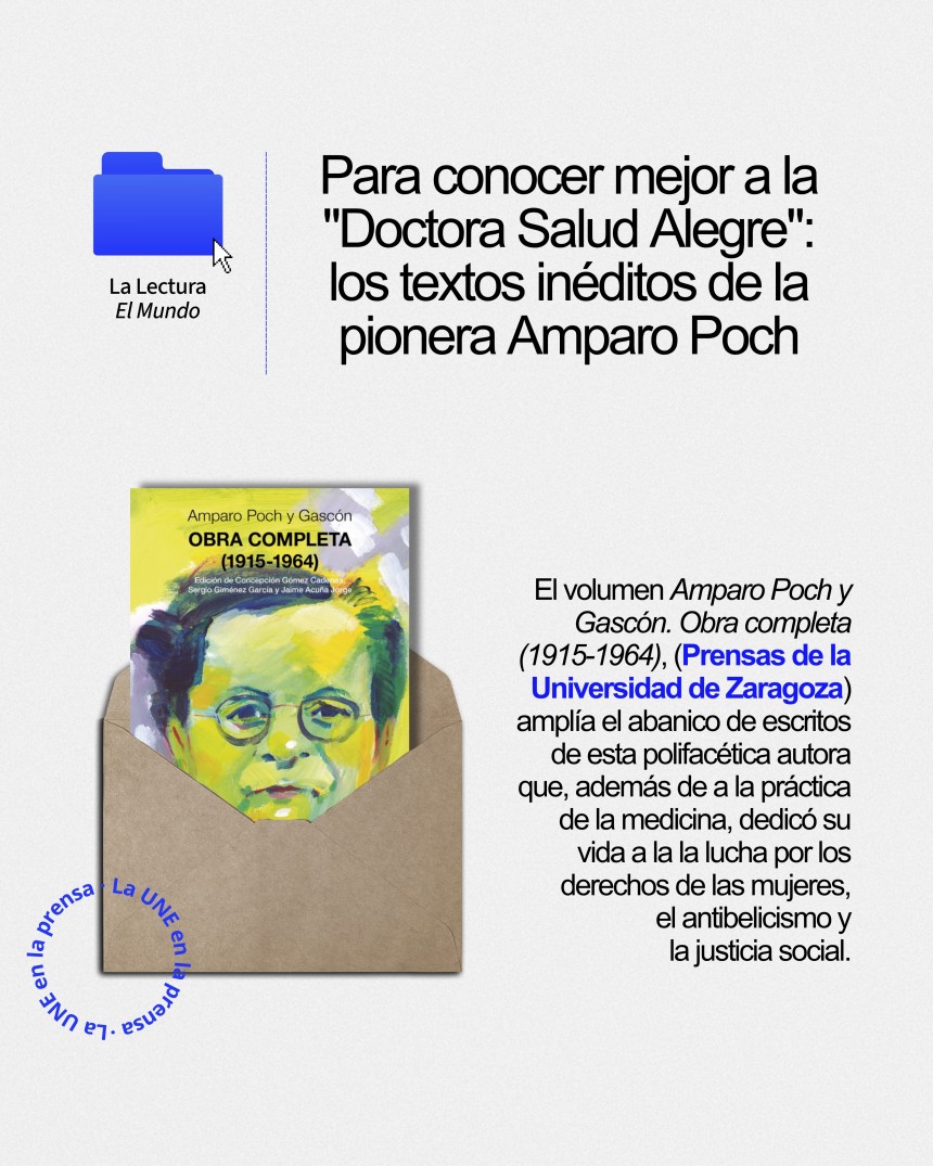 Para conocer mejor a la "Doctora Salud Alegre": los textos inéditos de la pionera Amparo Poch