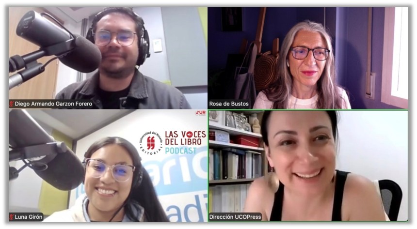 Elisa Borsari, directora de UCOPress, Editorial de la Universidad de Córdoba en el pódcast «Las voces del Libro»