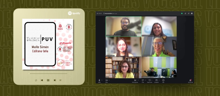 Maite Simon, editora-jefa de Edición de Publicacions de la Universitat de València, en el pódcast «Las voces del Libro»