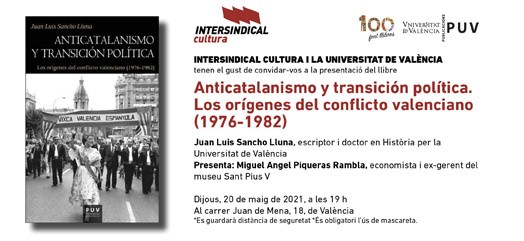 Presentación del libro “Anticatalanismo y transición política” en Valencia