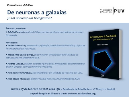 Presentación en Madrid del libro "De neuronas a galaxias" - Universitat de València