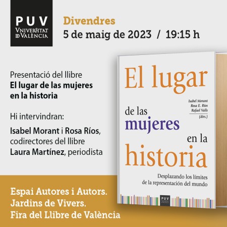 Presentación del libro "El lugar de las mujeres en la historia" en la Feria del Libro de València - Universitat de València