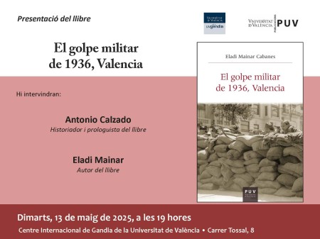 Presentación del libro "El golpe militar de 1936, Valencia" - Universitat de València
