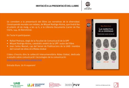Presentación del libro "Las narrativas de la diversidad. Construyendo mundos con relatos" - Universitat de València