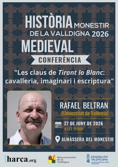 Conferencia "Les claus de Tirant lo Blanc: cavalleria, imaginari i escriptura" - Universitat de València