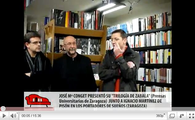 Así transcurrió la presentación de "Trilogía de Zabala", de José M.ª Conget