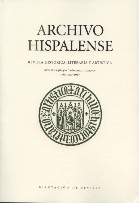 Novedad editorial Diputación de Sevilla. Nuevo número de la Revista Archivo Hispalense