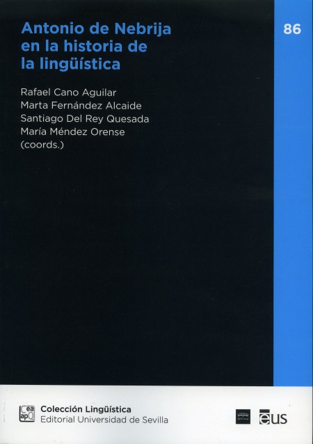 Novedad editorial Diputación de Sevilla. Antonio de Nebrija en la historia de la lingüística