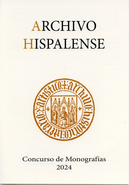 Concurso de Monografías Archivo Hispalense. Convocatoria. 2024. Últimos días para la presentación de trabajos, hasta el 28 de junio