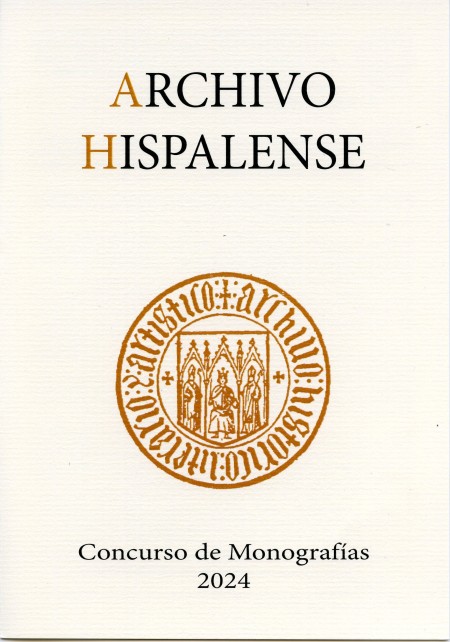 Concurso de Monografías Archivo Hispalense. Convocatoria. 2024. Abierto plazo de presentación de trabajos