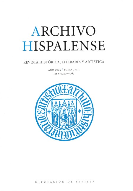 Nuevo número de la Revista Archivo Hispalense. Tomo CVIII (2025)