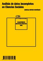 Análisis de datos incompletos en Ciencias Sociales, nueva publicación del CIS