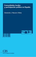 El CIS publica "Comunidades locales y participación política en España"