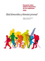 El CIS publica "Ideal democrático y bienestar personal", un estudio sobre los hábitos deportivos en España