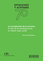 La normalización de la protesta. El caso de las manifestaciones en España (1980-2008), es el título de la nueva publicación del CIS