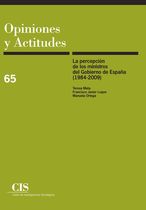 La percepción de los ministros del Gobierno de España (1984-2009), novedad editorial del CIS