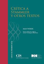 El CIS publica "Crítica a Stammler y otros textos", de Max Weber