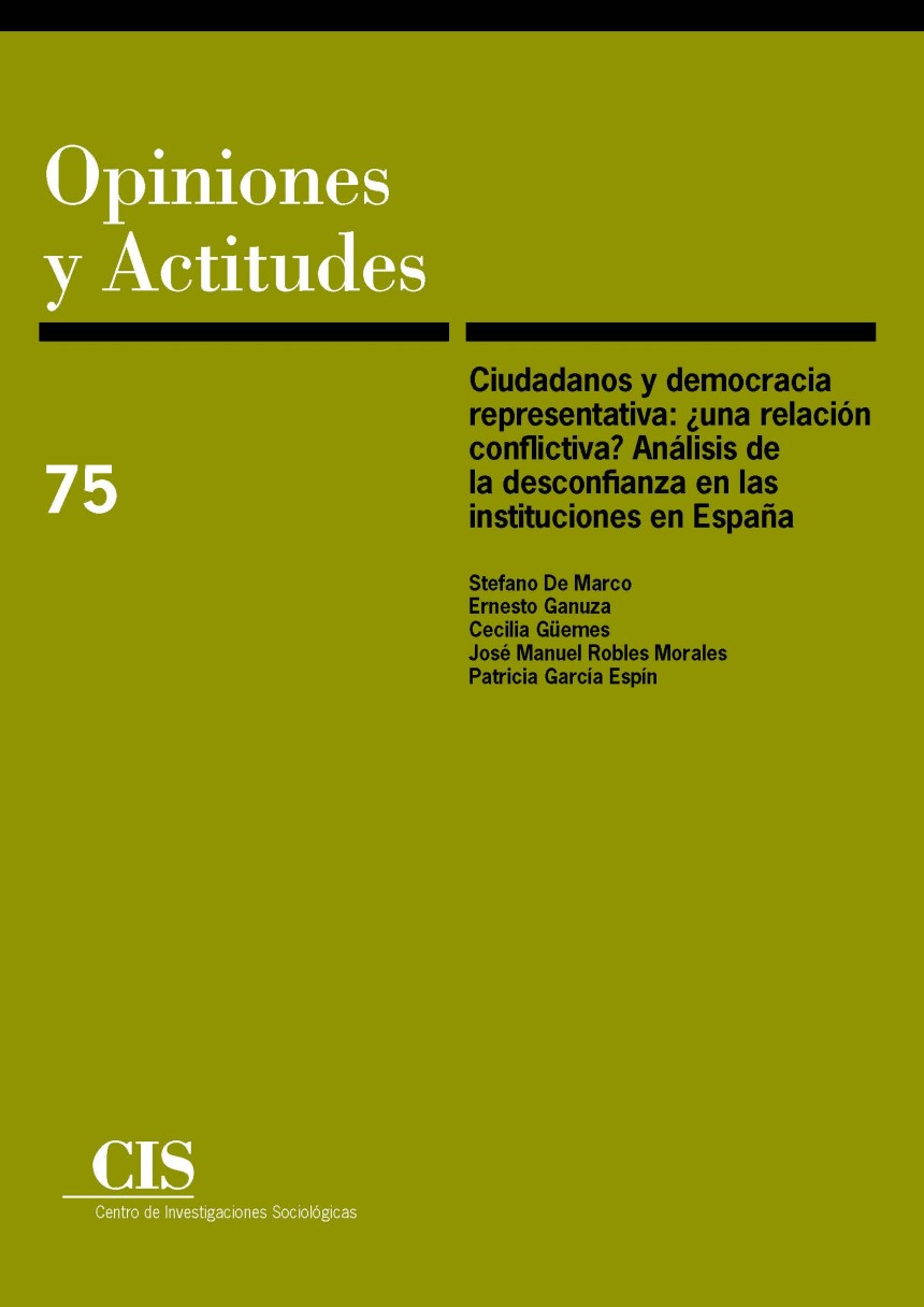 El Centro de Investigaciones Sociológicas (CIS) participa en la Semana Internacional del Acceso Abierto con el libro “Ciudadanos y democracia representativa: ¿una relación conflictiva? Análisis de la desconfianza en las instituciones en España”