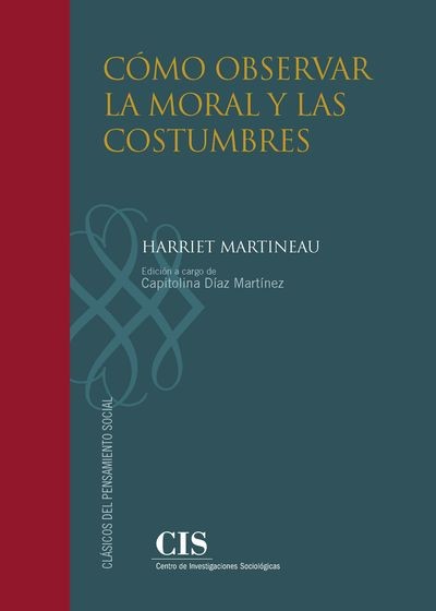 Novedad Editorial CIS: Cómo observar la moral y las costumbres