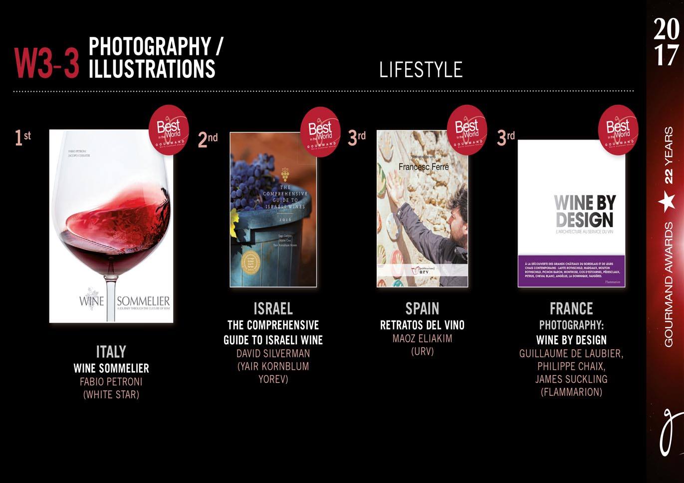 "Retratos de Vino" entre los mejores libros de enología del mundo en los Gourmand Awards