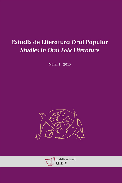 La revista Estudis de Literatura Oral Popular se incorpora al índice ERIH Plus