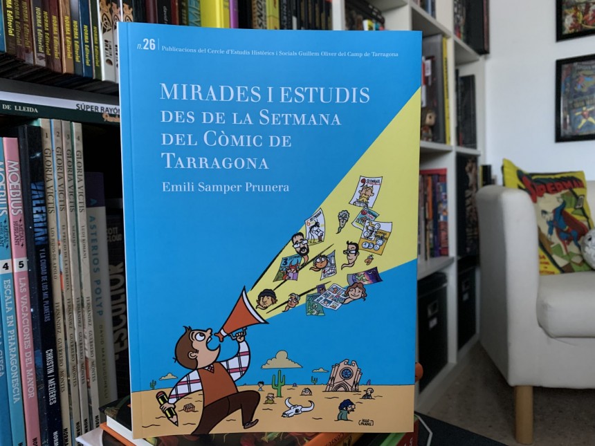 Emili Samper publica el libro "Mirades i estudis des de la Setmana del Còmic de Tarragona"