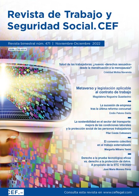 La Revista de Trabajo y Seguridad Social del CEF.- estrena plataforma de publicación 
