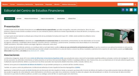 La Editorial CEF.- cuenta ya con su propio espacio web