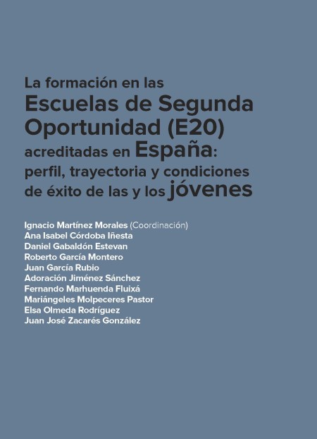 La formación en las Escuelas de Segunda Oportunidad (E2O) acreditadas en España