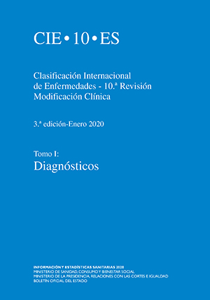 Novedad Editorial BOE. CIE•10•ES: Clasificación Internacional de Enfermedades - 10.ª Revisión-3.ª edición