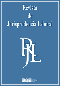 Novedad Editorial BOE. Revista de Jurisprudencia Laboral (RJL)