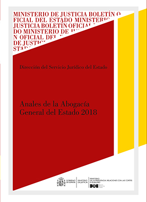 Novedad Editorial BOE. Anales de la Abogacía General del Estado 2018