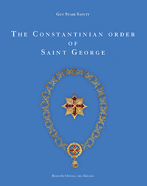 Cubierta Orden Constantiniana de San Jorge, versión inglés.