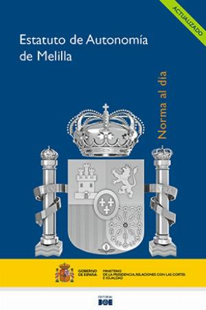 Editorial BOE. Estatuto de autonomía de Melilla