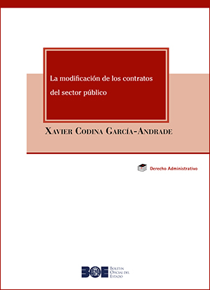 Novedad Editorial BOE. La modificación de los contratos del sector público