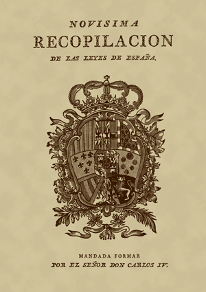 Editorial BOE. Novísima recopilación de las Leyes de España