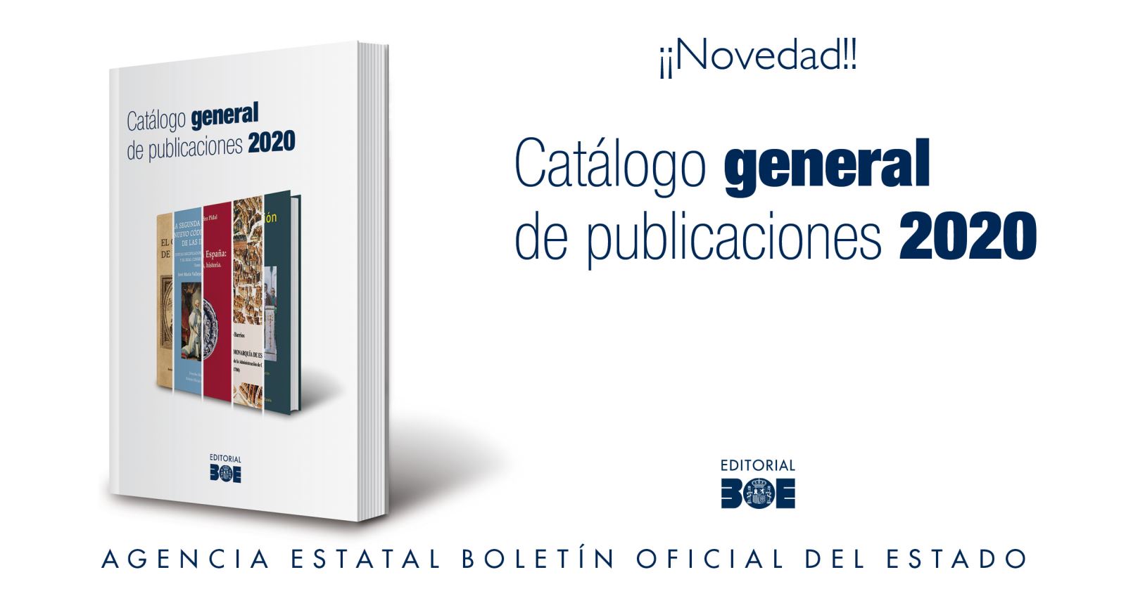 Cubierta del Catálogo General de Publicaciones 2020