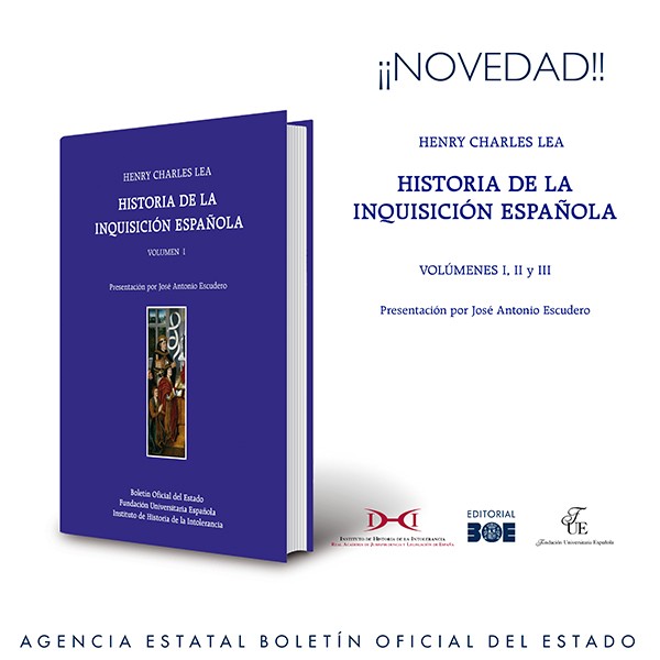 Novedad Editorial BOE. Historia de la Inquisición Española