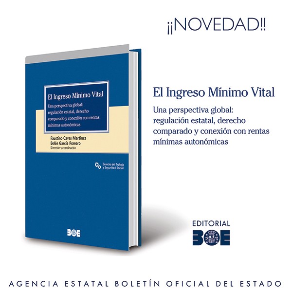 Novedad Editorial BOE. El ingreso mínimo vital