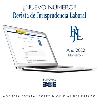 Novedad Editorial BOE. Revista de Jurisprudencia Laboral (RJL)