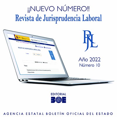 Novedad Editorial BOE. Revista de Jurisprudencia Laboral (RJL)