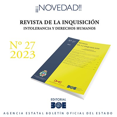 Novedad Editorial BOE. Revista de la Inquisición. Intolerancia y derechos Humanos