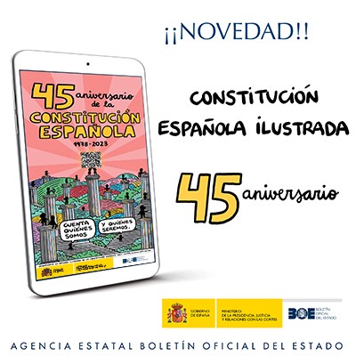 Novedad Editorial BOE. Constitución española ilustrada