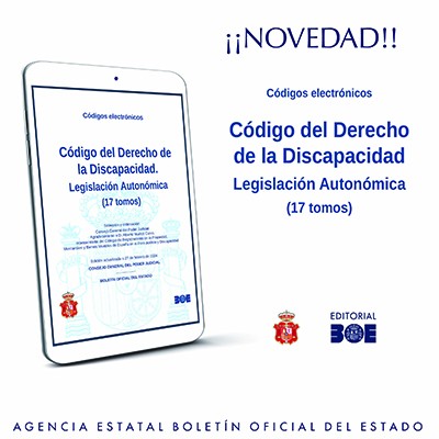 Novedad editorial: Código del Derecho de la Discapacidad. Legislación Autonómica (17 tomos).
