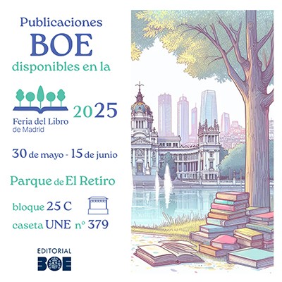 La Editorial del BOE en la Feria del Libro de Madrid 2025